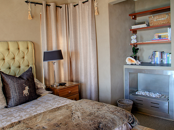 2nd Bedroom with gas fireplace
